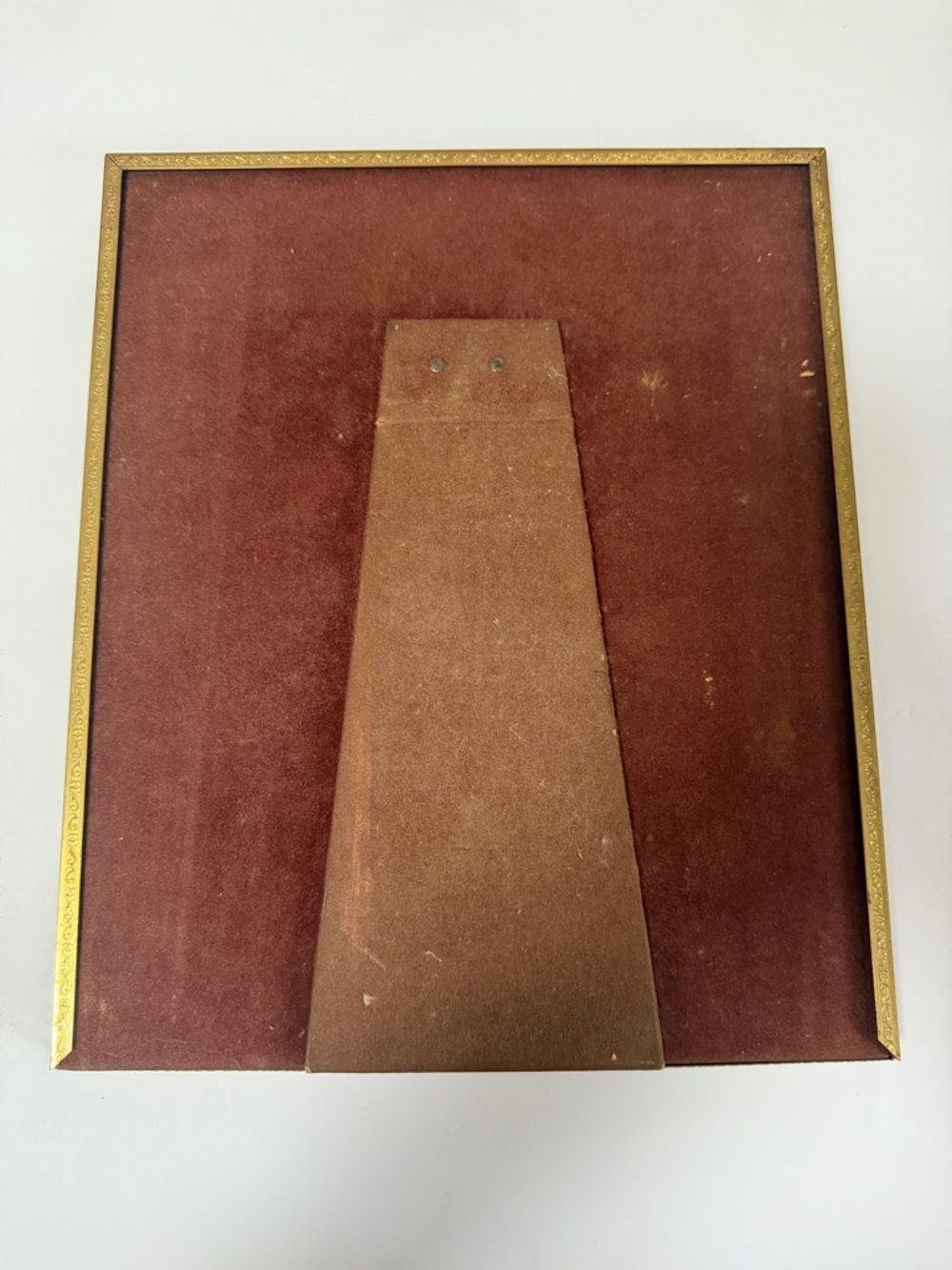 VTG Art Deco Brass Easel Black Gold Ornate Picture Frame 10x12 (8X10”) - Picture 10 of 16
